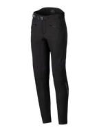 Alpinestars Alamosa Women Pants, pantaloni da moto urban, nero, vestibilità slim performance, con cintura in vita con fibbia, tasche per le mani con cerniera e tessuto softshell tecnico elasticizzato, design minimalista ispirato allo streetwear
