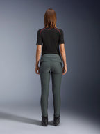 Alpinestars Pantaloni Alamosa, pantaloni da moto urbani da donna, grigio urbano, slim fit, vista posteriore con vita trapuntata, certificati CE