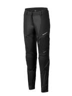 Alpinestars Stella Troop-Air Pants, pantaloni da moto da donna, nero, con ampi pannelli di ventilazione in mesh, tasche con cerniera e design tecnico sportivo con loghi Alpinestars bianchi