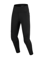 Alpinestars Stella Flex-Ast Leggings, leggings da moto da donna, nero, caratterizzati da un design a vita alta e pannelli a fisarmonica sulle ginocchia, costruzione in tessuto slim-fit per la guida urbana