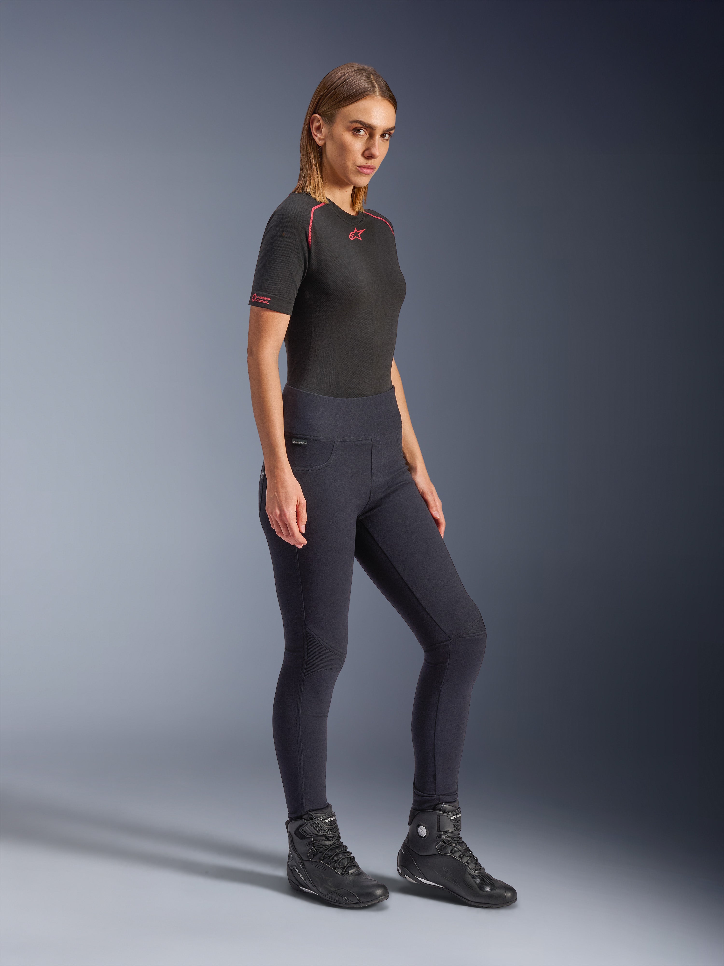 Leggings Stella Flex-AST Corti Nero | Alpinestars®