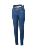Alpinestars Jeans Da Moto Daisy V3, jeans moto urban slim fit da donna, blu, in cotone elasticizzato con protezioni Nucleon Flex Plus, certificati CE