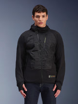 Giacca Ibrida Con Cappuccio Mo.St.Eq