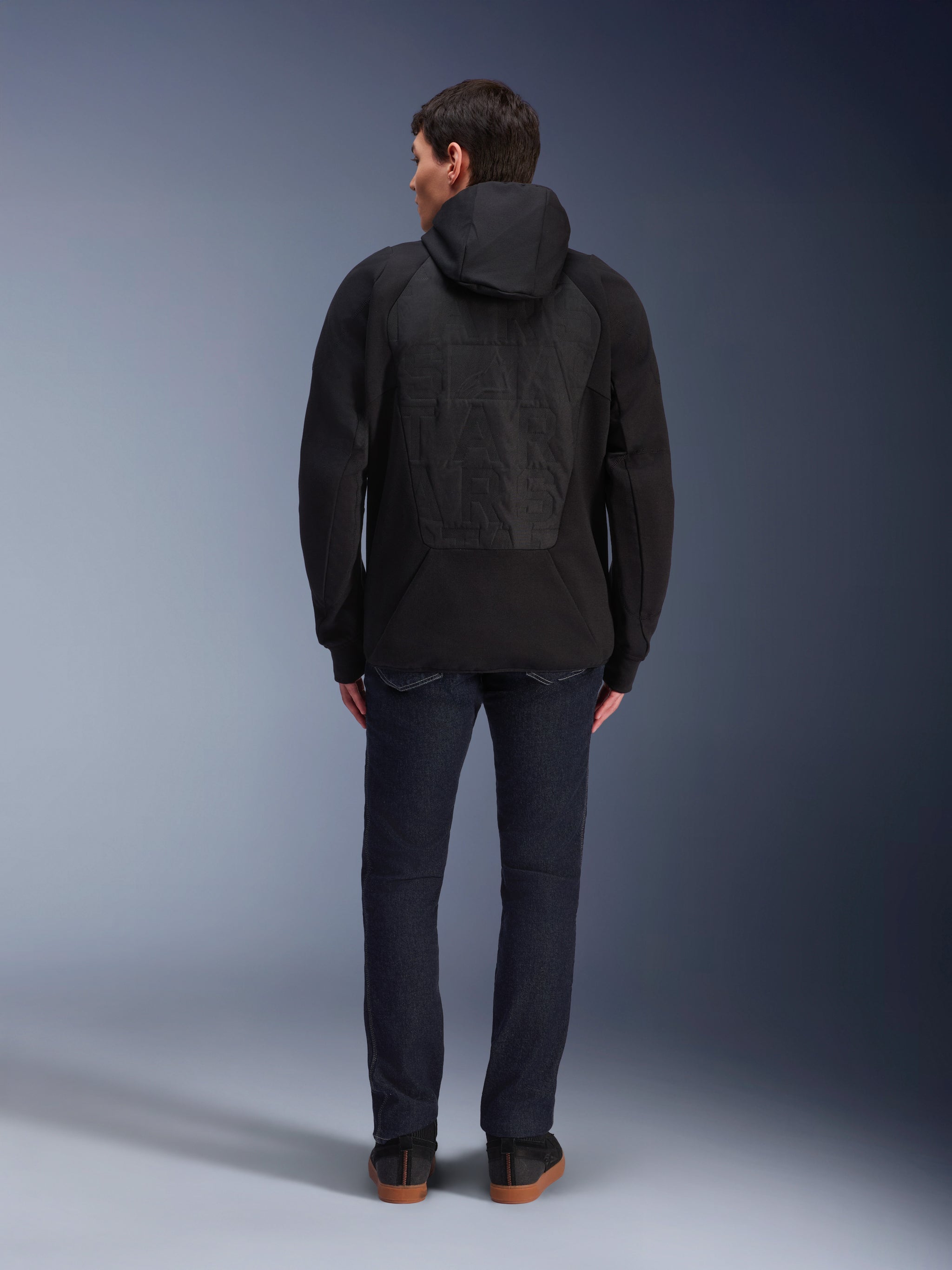 Giacca Ibrida Con Cappuccio Mo.St.Eq