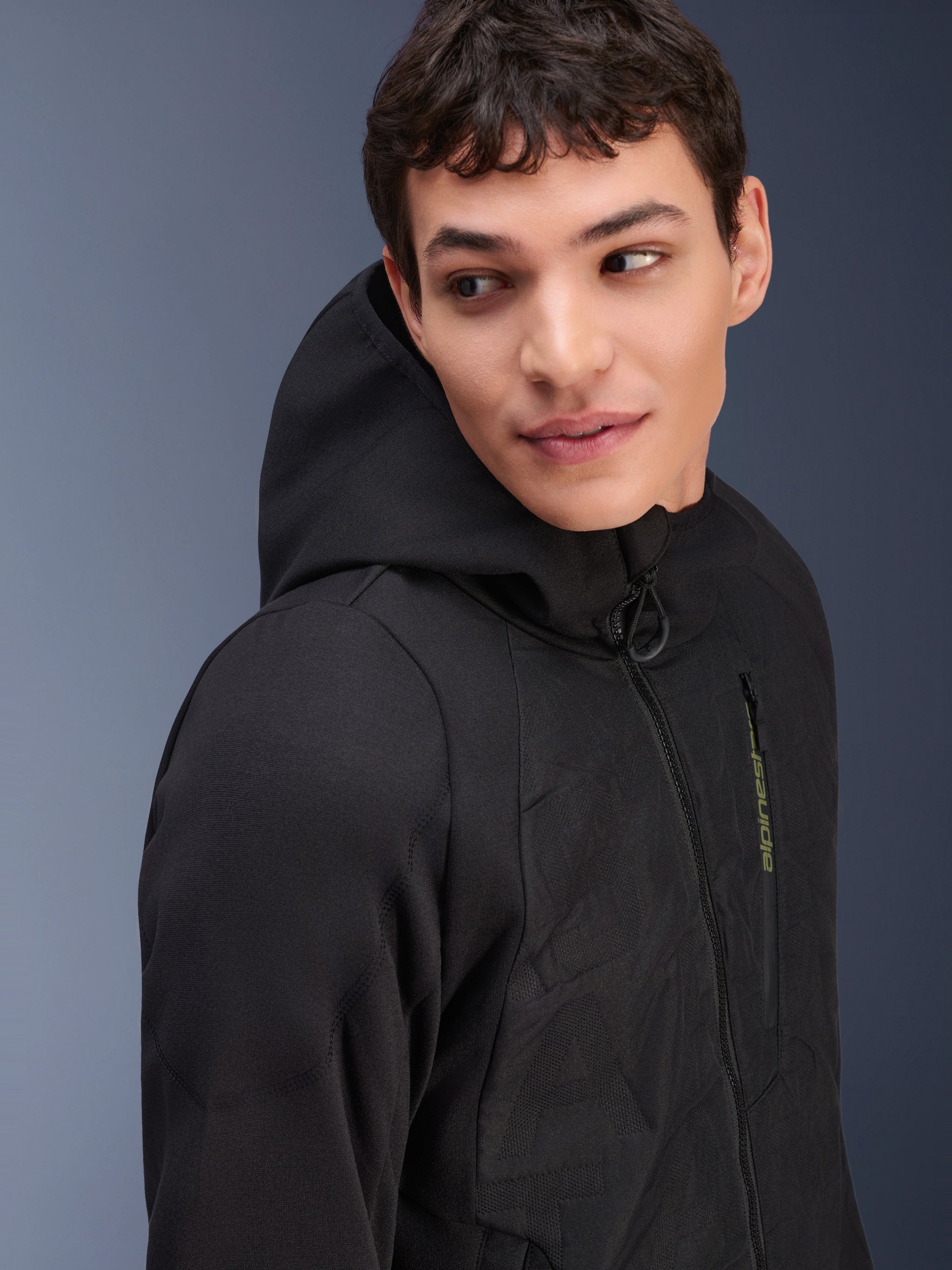 Giacca Ibrida Con Cappuccio Mo.St.Eq