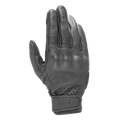 Alpinestars Dyno Leather Gloves, guanti da moto neri, costruzione in pelle di capra con protezione per nocche rigide coperta, ventilazione traforata su dita e polso, chiusura con cinturino in velcro, design urbano minimalista