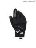 Alpinestars Guanti Moblast Impermeabili, guanti da moto urbani da uomo, nero e bianco sporco, struttura in tessuto impermeabile Drystar e pelle di capra con nocche in PU e certificazione CE