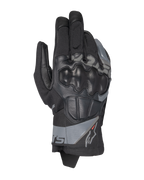 Alpinestars Corozal V3 Drystar® Gloves, guanti da moto adventure, nero con accenti grigi, protezione rigida per le nocche, costruzione in misto tessuto e pelle, tecnologia impermeabile Drystar®