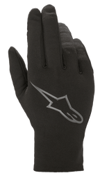 Alpinestars Range 2 In One GORE-TEX Inner Glove, guanto interno in pile termico rimovibile, nero con logo Astars grigio sul dorso, accessorio per guanti da moto multistagione