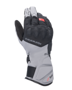 Guanti Alpinestars Tourer W-7 V2 Drystar, guanti da moto touring, nero e grigio scuro con accenti rossi, design invernale impermeabile con polsino lungo, protezione delle nocche SP Lite coperta e sistema di chiusura regolabile