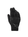 Alpinestars Guanti S-Max Drystar, guanti da moto sportivi corti impermeabili, nero antracite, con protezione nocche.