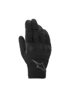 Alpinestars Guanti S-Max Drystar, guanti da moto sportivi corti impermeabili, nero antracite, con protezione nocche.