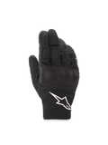 Alpinestars Guanti S-Max Drystar®, guanti da moto impermeabili neri e bianchi con protezione rigida sulle nocche e mesh.