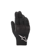 Alpinestars Guanti S-Max Drystar®, guanti da moto impermeabili neri e bianchi con protezione rigida sulle nocche e mesh.