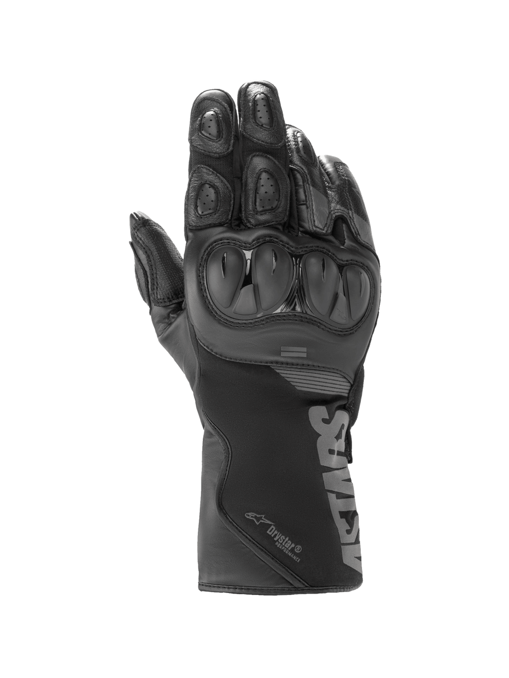 Alpinestars Guanti SP-365 Drystar®, guanti da moto racing impermeabili da uomo, grigio e nero, con protezione nocche SP