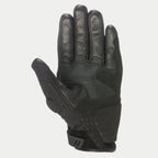 Guanti Alpinestars C-30 Drystar®, nero, vista del palmo con rinforzi in pelle scamosciata sintetica e imbottitura in schiuma, aree di grip rivestite in PU su pollice e palmo, cinturino regolabile a strappo sul polso, guanti da moto impermeabili