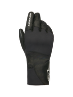 Alpinestars Stella WT-1 Drystar Insulated Gloves, guanti moto invernali da donna, neri, branding Alpinestars bianco sull'indice e logo a stella sul polsino, costruzione in tessuto impermeabile e pelle scamosciata per il pendolarismo in climi freddi
