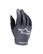 Alpinestars Guanti Youth Radar 2025, guanti da motocross, grigio Dark Camo, con logo a stella bianco sul dorso, motivo mimetico sublimato, rinforzo del pollice nero e struttura leggera per giovani piloti off-road