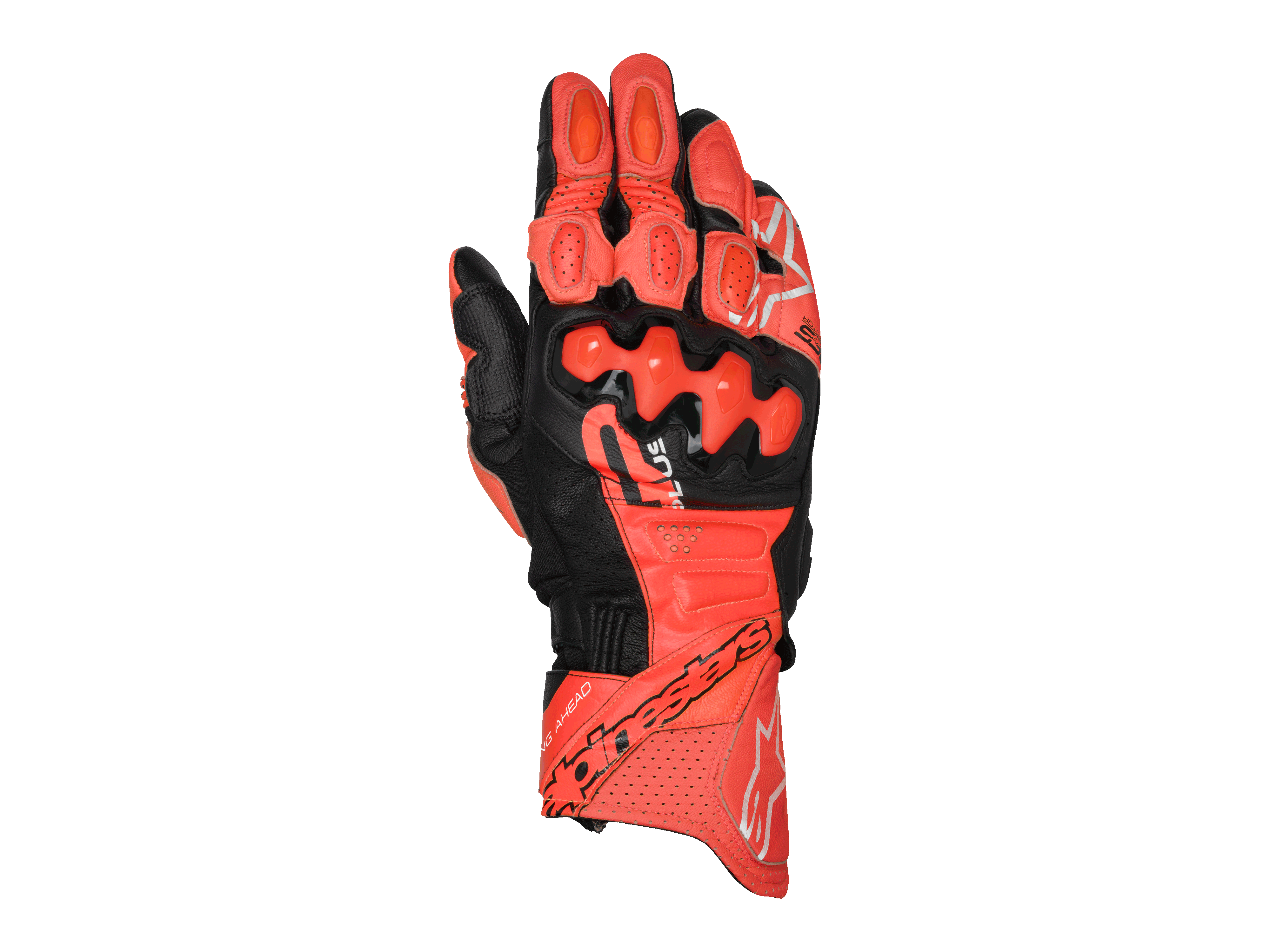 Gp Plus R V3 Leather Gloves - Red RACING/SPORT Gloves | Alpinestars