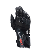 Alpinestars Guanti GP Pro R4, guanti da moto racing da uomo, neri, in pelle con protezione nocche DFS Race e polsino lungo protettivo, certificati CE
