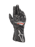 Alpinestars Guanti SP-8 V3, guanti da moto racing uomo, neri, in pelle di capra con protezione nocche a doppia densità