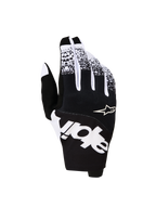 Alpinestars Guanti Techstar 2027, guanti da motocross da uomo, bianchi e neri con grafiche audaci e logo Astars.
