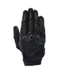 Alpinestars SP X 7 Gloves, guanti da moto stradali a polsino corto, colore nero, pelle traforata per la ventilazione, protezione nocche in TPU a doppia densità, logo Alpinestars sul polso e slider ergonomici sulle dita