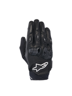 Alpinestars Guanti SP X 7, guanti da moto sportivi da uomo, neri e bianchi, pelle perforata con protezione nocche in TPU, certificati CE