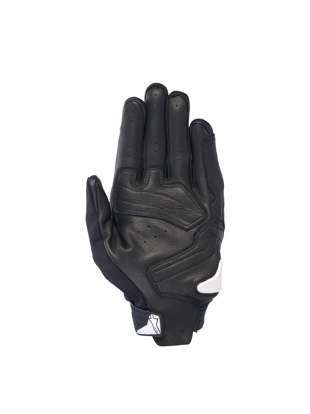 Alpinestars Guanti SP X 7, guanti da moto sportivi da uomo, nero e bianco, palmo in pelle perforata con slider