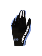 Alpinestars guanti Supertech MX, guanti da motocross viola chiaro e neri con palmo perforato e grip in silicone per performance off-road.