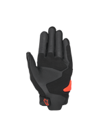 Alpinestars Guanti SP X 5 Air, guanti moto racing da uomo, nero e rosso fluo, palmo in pelle traforata con slider in TPU.