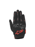 Alpinestars guanti SP X 5 Air, guanti da moto racing da uomo, neri e rossi, mesh 3D e protezione nocche in TPU.