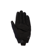 Alpinestars SP X 5 Air Gloves, nero, vista del palmo con pelle traforata per il flusso d'aria, rinforzi sul palmo e slider in TPR, progettati per la guida sportiva e stradale
