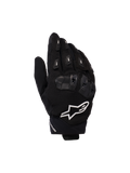 Alpinestars SP X 5 Air Gloves, guanti da moto racing, nero con logo bianco, con struttura in mesh 3D, protezione nocche in TPU e slider sulle dita