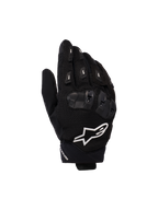 Alpinestars SP X 5 Air Gloves, guanti da moto racing, nero con logo bianco, con struttura in mesh 3D, protezione nocche in TPU e slider sulle dita