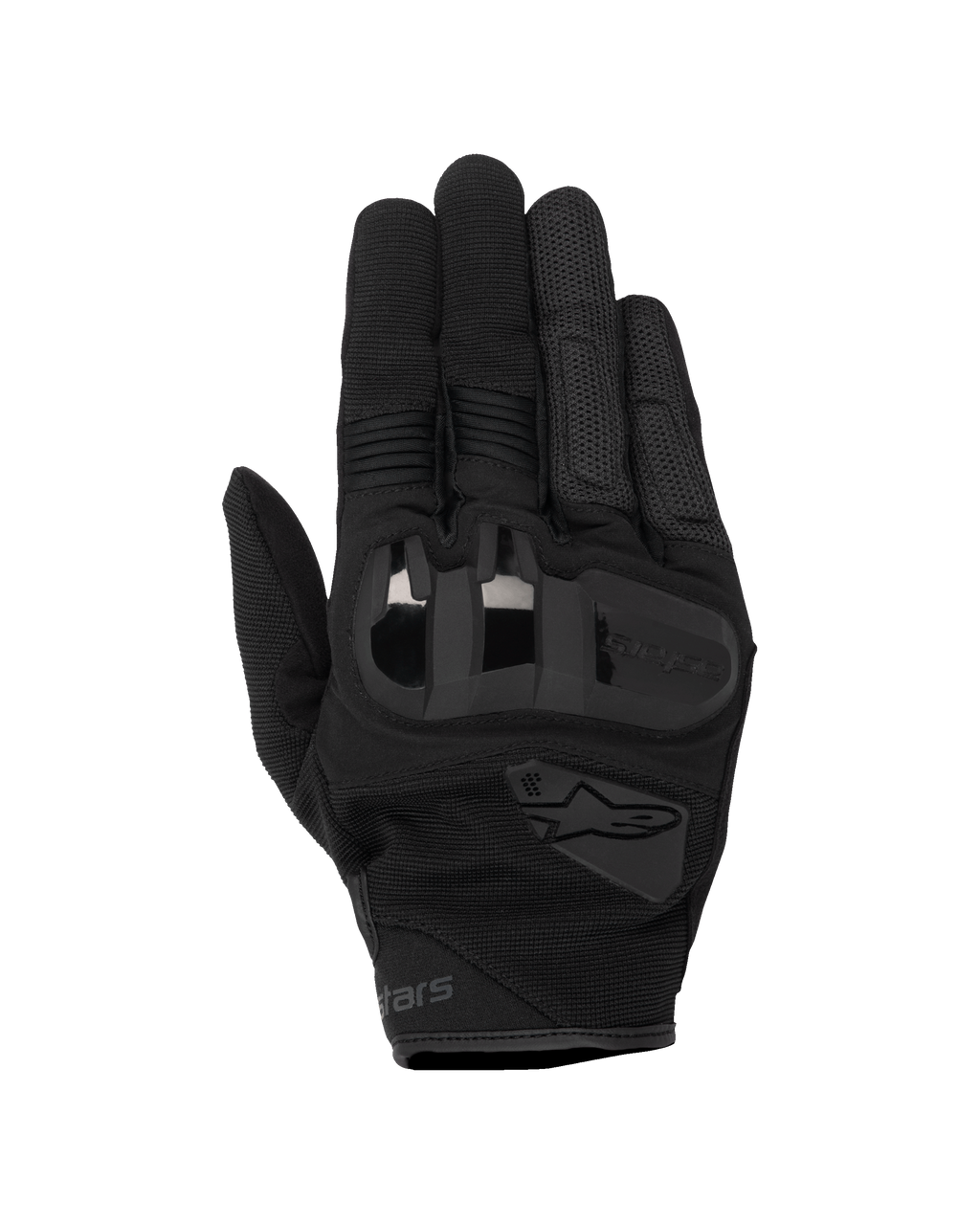 Guanti Alpinestars Chrome V2, guanti da moto, Black Asphalt, dotati di protezione nocche in morbido TPU 3D, pannelli di ventilazione in mesh elasticizzato e inserti a fisarmonica sulle dita, design urbano a polsino corto