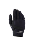 Alpinestars Ignite Gloves, guanti da moto urban, nero, con dorso in mesh traspirante, protezione nocche NUCLEON PLASMA e logo Alpinestars a stella bianco sul polsino.
