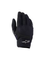 Alpinestars Ignite Gloves, guanti da moto urban, nero, con dorso in mesh traspirante, protezione nocche NUCLEON PLASMA e logo Alpinestars a stella bianco sul polsino.