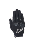 Alpinestars Guanti SP X 3, guanti moto racing per uomo neri e bianchi, protezioni nocche in TPU e pannelli in mesh.