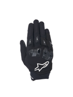 Alpinestars Guanti SP X 3, guanti moto racing per uomo neri e bianchi, protezioni nocche in TPU e pannelli in mesh.