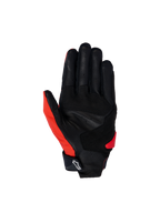 Alpinestars Guanti SP X 3, guanti da moto racing da uomo, rossi e neri, palmo in pelle traforata con rinforzi e logo.