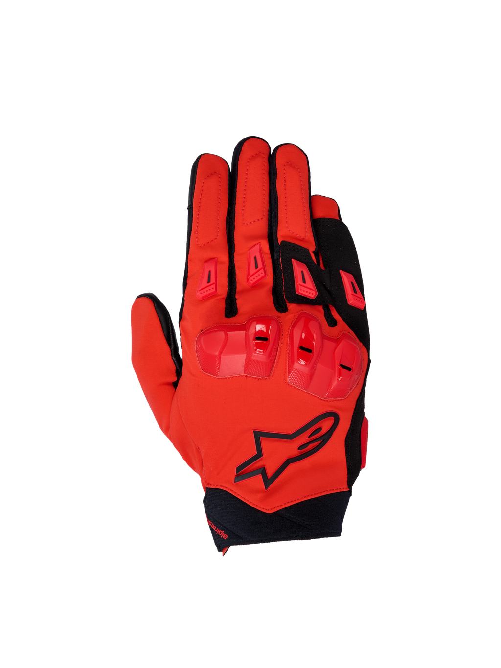 Alpinestars Guanti SP X 3, guanti da moto sportivi da uomo, rosso e nero, con protezione nocche in TPU, certificati CE