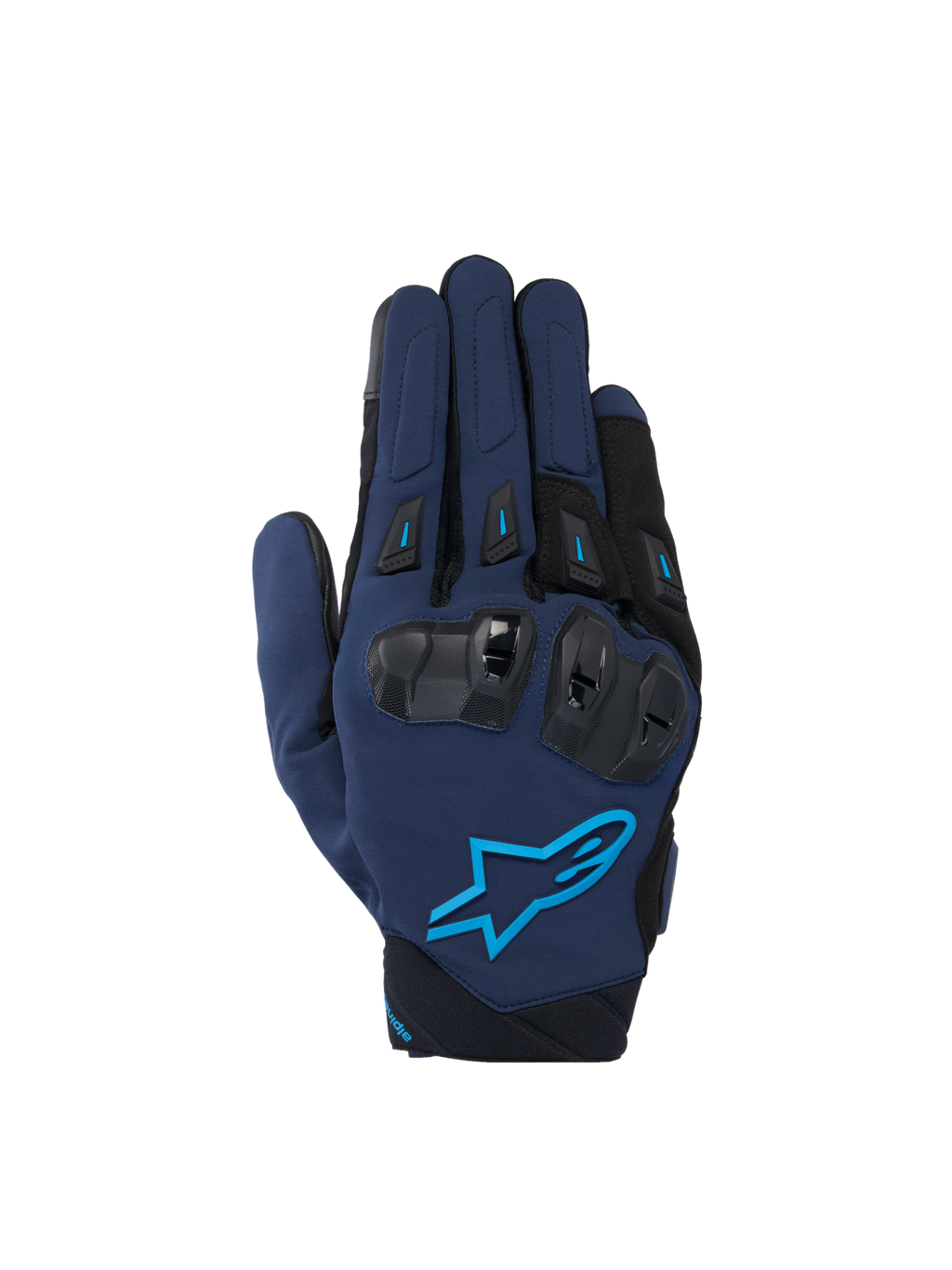 Alpinestars guanti SP X 3, guanti da moto sportivi da uomo, blu scuro e blu, con protezioni nocche in TPU