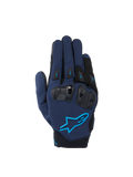 Alpinestars guanti SP X 3, guanti da moto sportivi da uomo, blu scuro e blu, con protezioni nocche in TPU