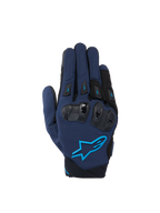 Alpinestars guanti SP X 3, guanti da moto sportivi da uomo, blu scuro e blu, con protezioni nocche in TPU