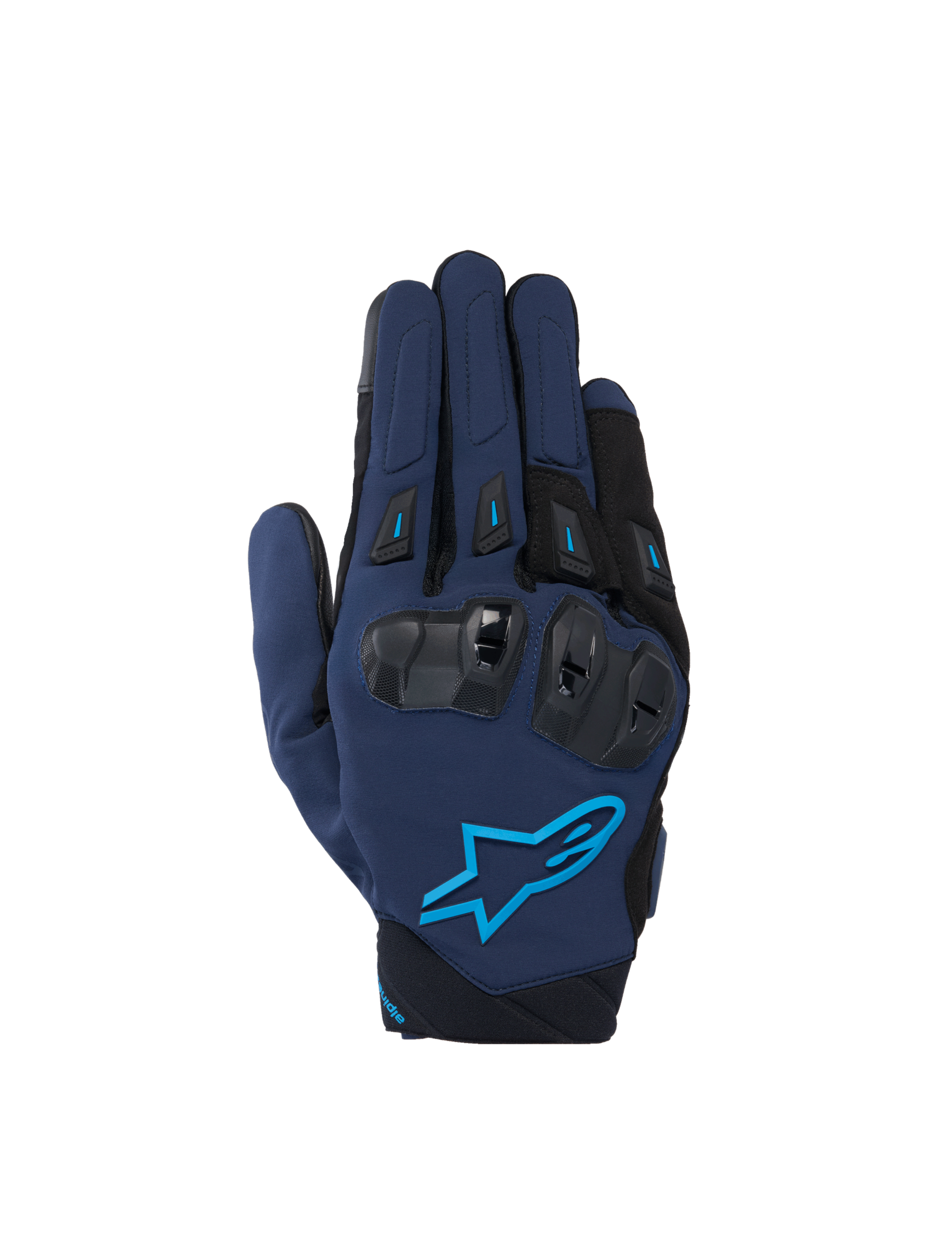 Alpinestars guanti SP X 3, guanti da moto sportivi da uomo, blu scuro e blu, con protezioni nocche in TPU