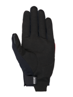 Alpinestars MM93 Reef V2 Gloves, guanti da moto, palmo in pelle scamosciata sintetica nera con cuciture rinforzate, logo MM93 sul cinturino del polso, design elegante a polsino corto per guida urbana