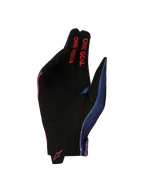 Alpinestars Guanti Radar 2027, guanti da motocross da uomo, neri e rossi, palmo in pelle scamosciata sintetica con marchio One Goal One Vision.