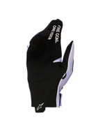 Alpinestars Guanti Radar 2027, guanti da motocross da uomo, neri e grigi, con palmo in pelle scamosciata sintetica, scritta 'One Goal One Vision' sul dito e logo Astars bianco, per MX e fuoristrada