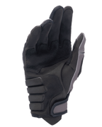 Guanti Alpinestars Techdura, guanti da motocross ed enduro, Falcon Brown, vista del palmo con costruzione in scamosciato sintetico, imbottitura rinforzata per il grip e chiusura del polsino regolabile a strappo